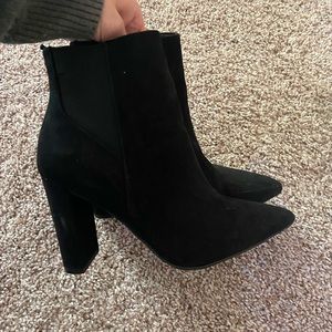 Suede Booties